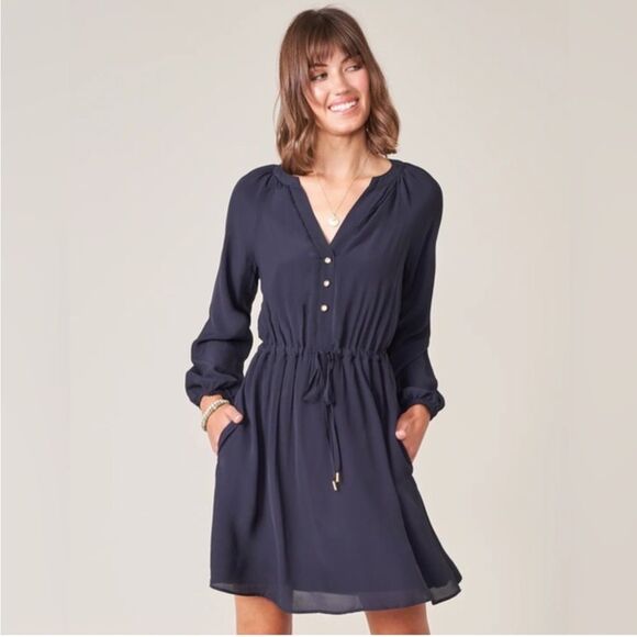 Spartina Catalina Dress Slate Blue navy - Picture 1 of 8